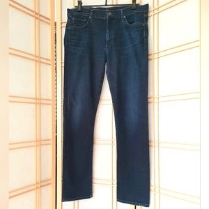 Citizens of Humanity Agnes Mid Rise Slim Straight Jeans Midnight Blue size 31